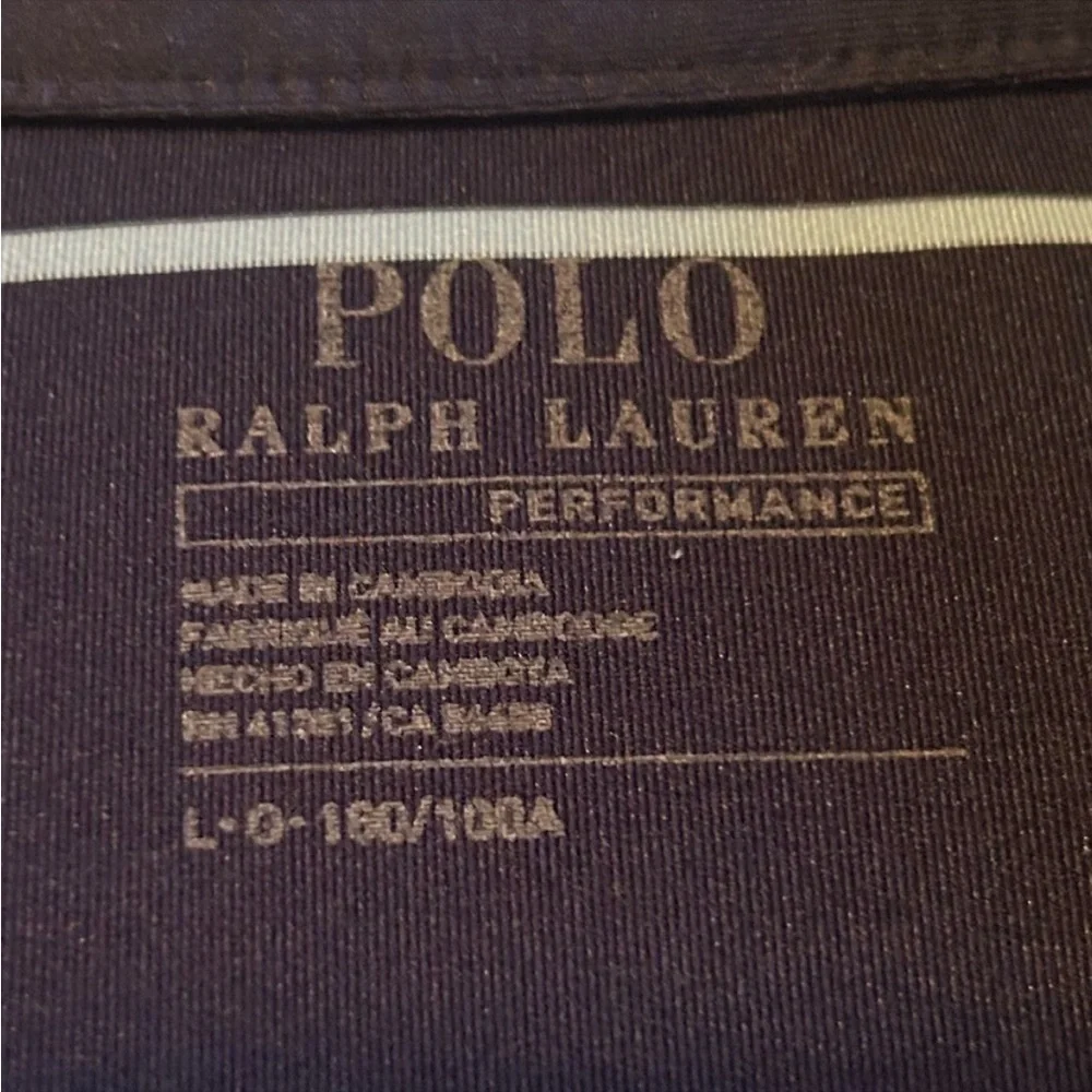 Polo Ralph Lauren navy blue shirt size L